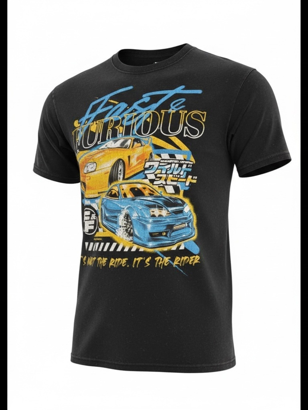 Fast & Furious T Shirt 2XL Black JDM Car Graphic Y2K Movie Promo Streetwear